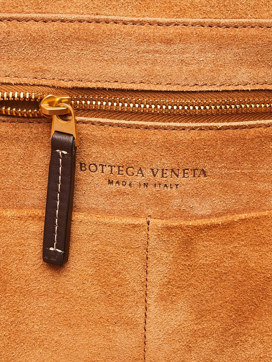 Bottega Veneta Fondant Brown Smooth Leather Maxi Weave Arco Bottega Veneta Fondant Brown Smooth Leather Maxi Weave Arco