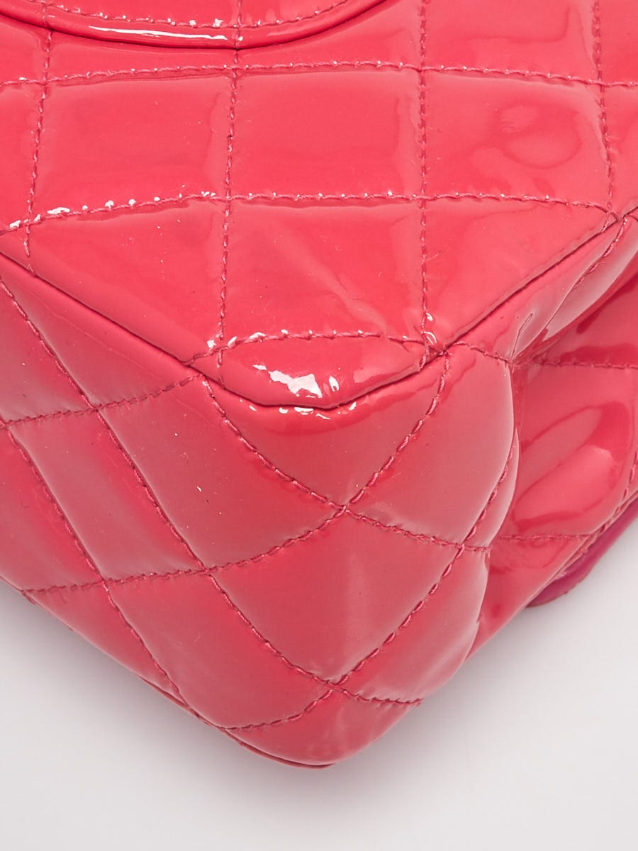 CHANEL Boy Chevron Quilted Leather Small Flap Shoulder Bag Coral pink