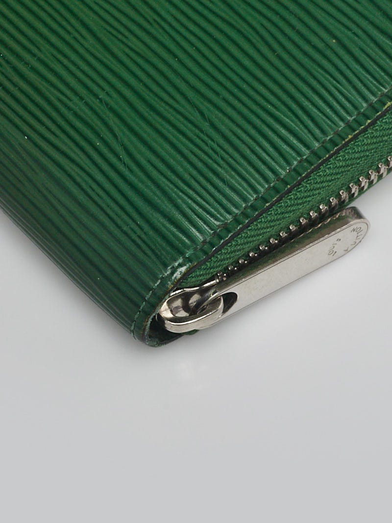 Louis Vuitton Green Epi Leather Zippy Wallet Louis Vuitton