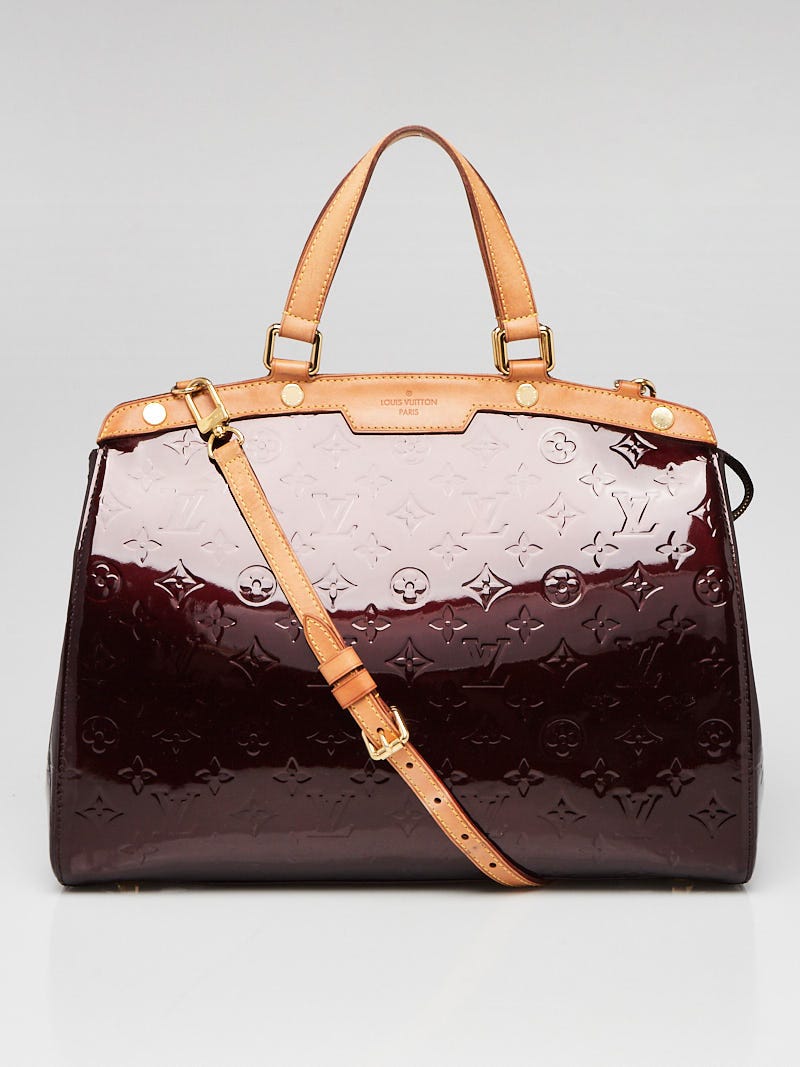 Louis Vuitton - Brea GM Monogram Vernis Leather Amarante
