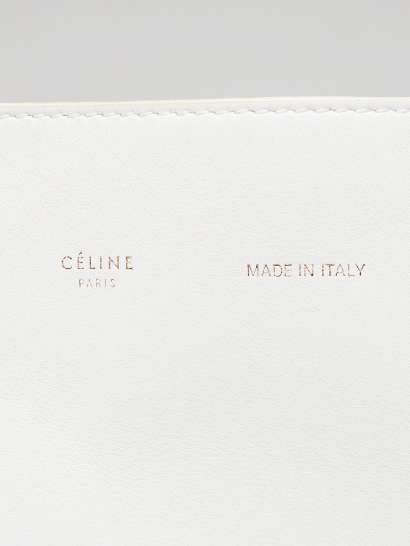 Celine - Authenticated Purse - White Plain for Women, Never Worn