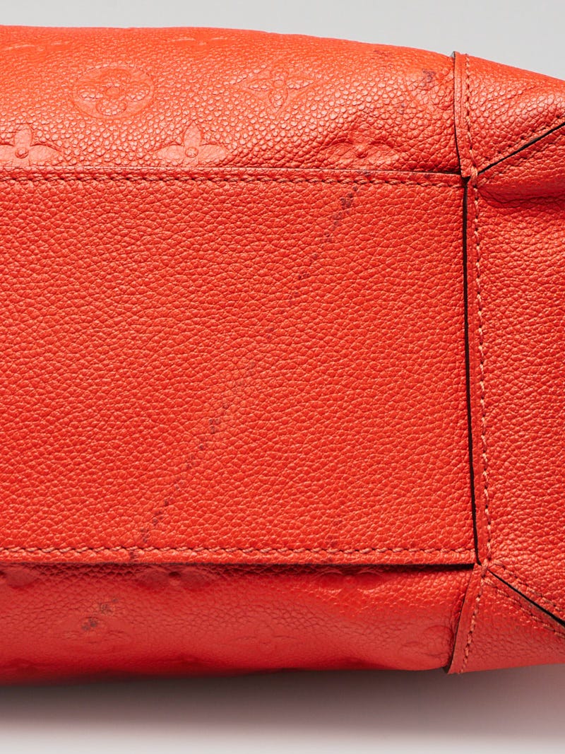 Louis Vuitton Apricot Monogram Empreinte Leather Bagatelle Bag - Yoogi's  Closet