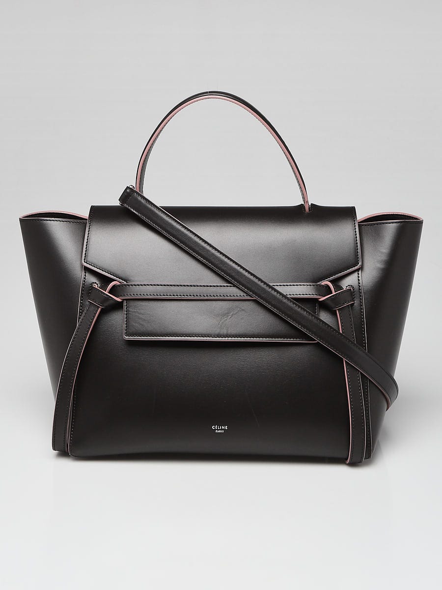 Celine Belt Handbag Mini Black