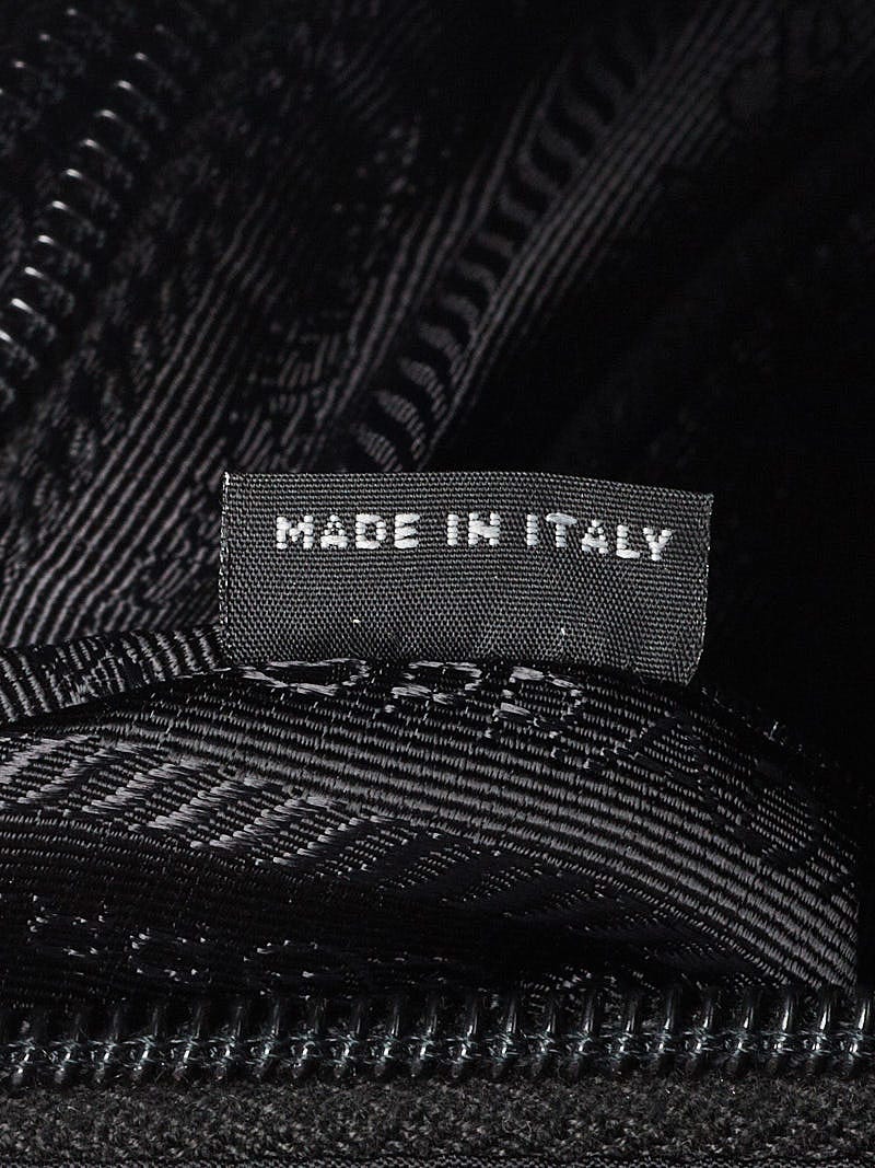 Prada Black Vela Nylon Buckle Messenger Bag 1BD671 | Yoogi's