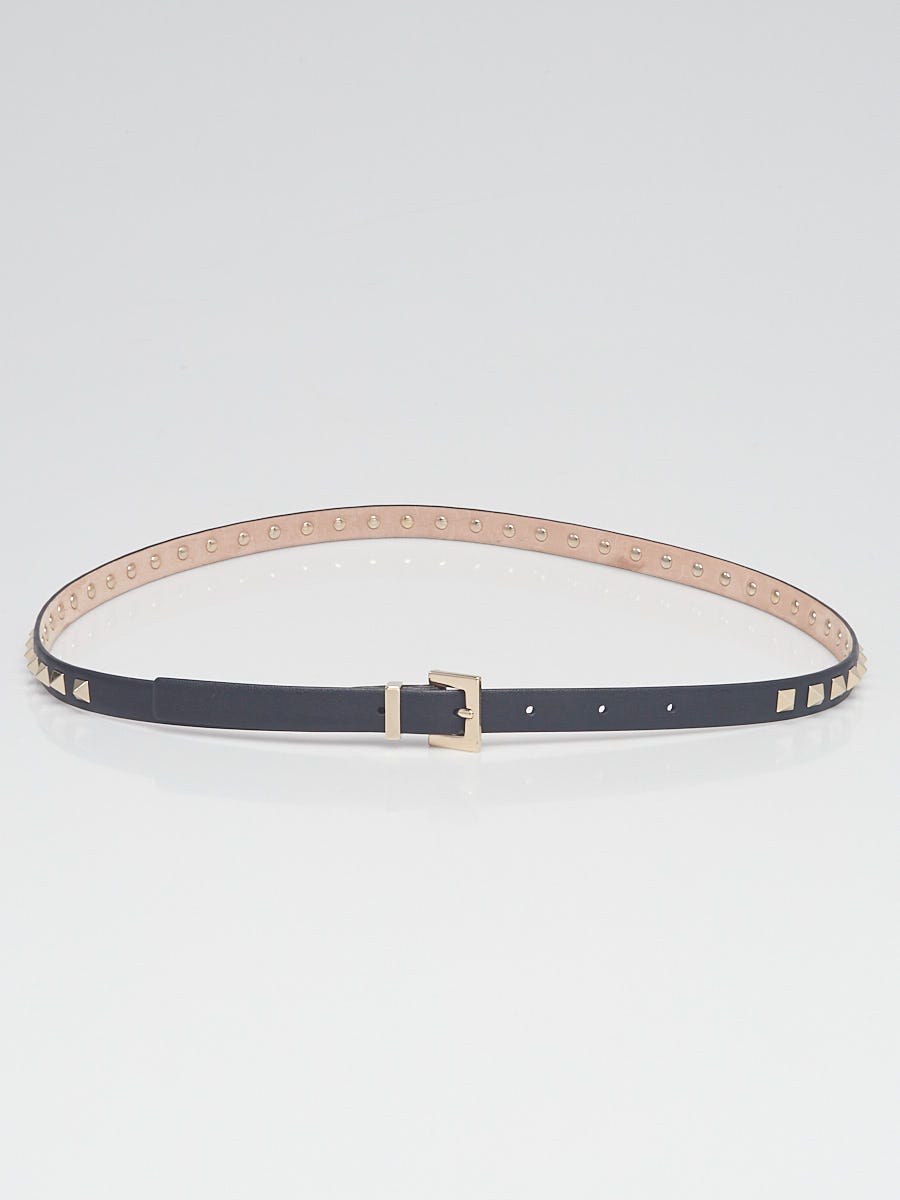 Valentino Garavani | Leather Belt | Black 90