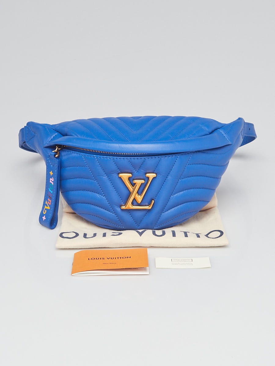 Louis Vuitton Blue Quilted Calfskin Leather New Wave Bumbag Bag - Yoogi's  Closet
