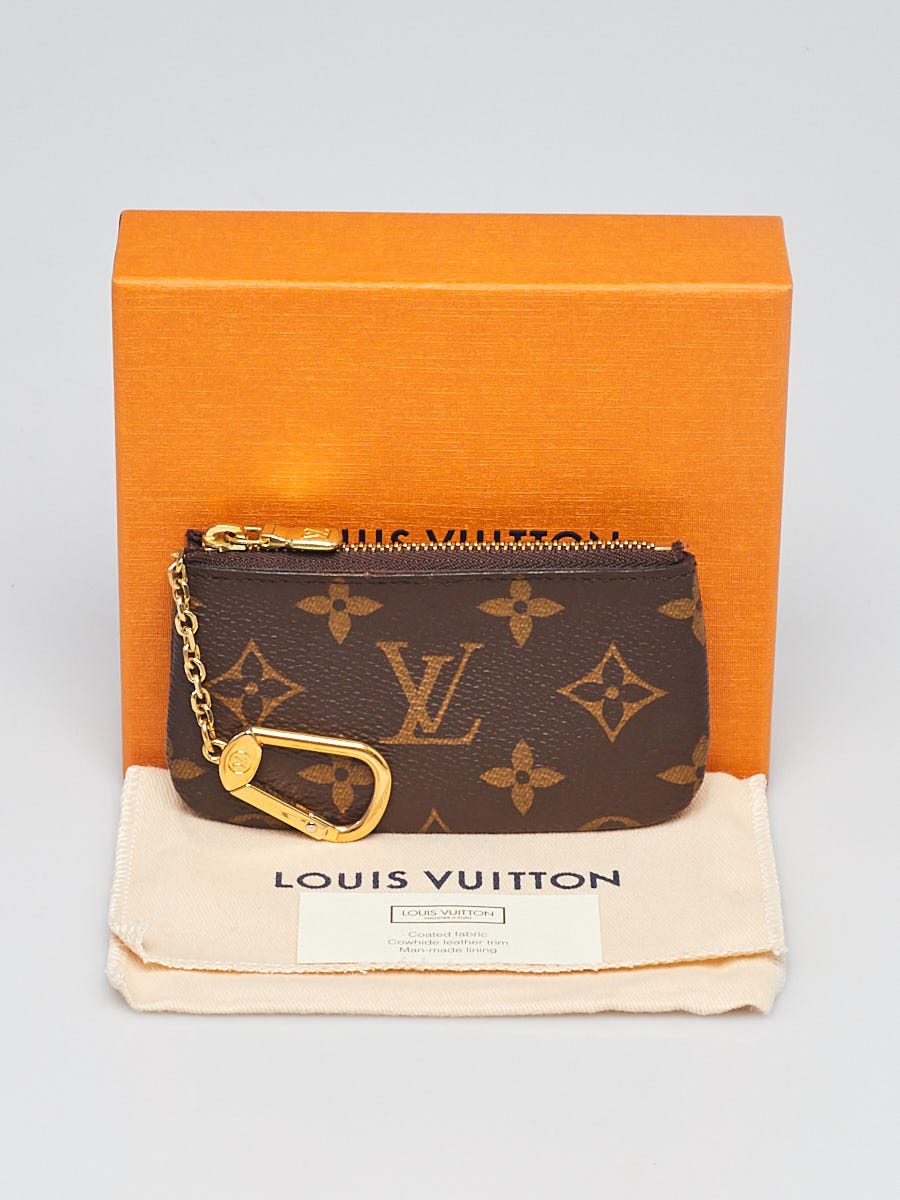 Louis Vuitton Pochette Cles Monogram Orange Black in Canvas with Orange/Black  - US