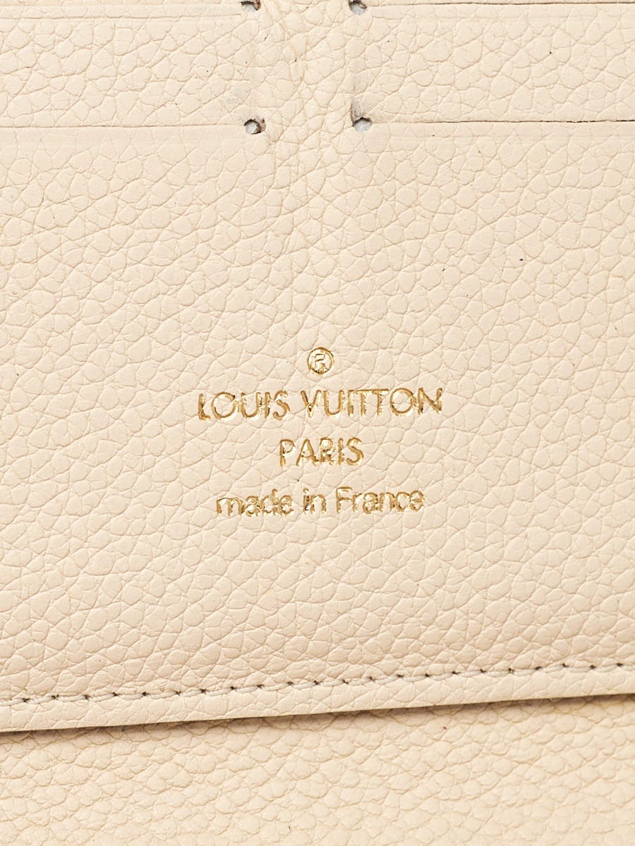 LOUIS VUITTON Portefeuille Lockmini Wallet Leather Black Ivory