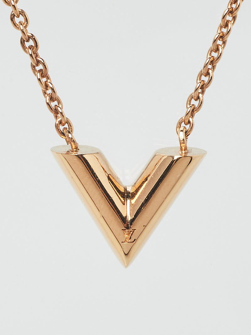 Louis Vuitton V Essential V Necklace