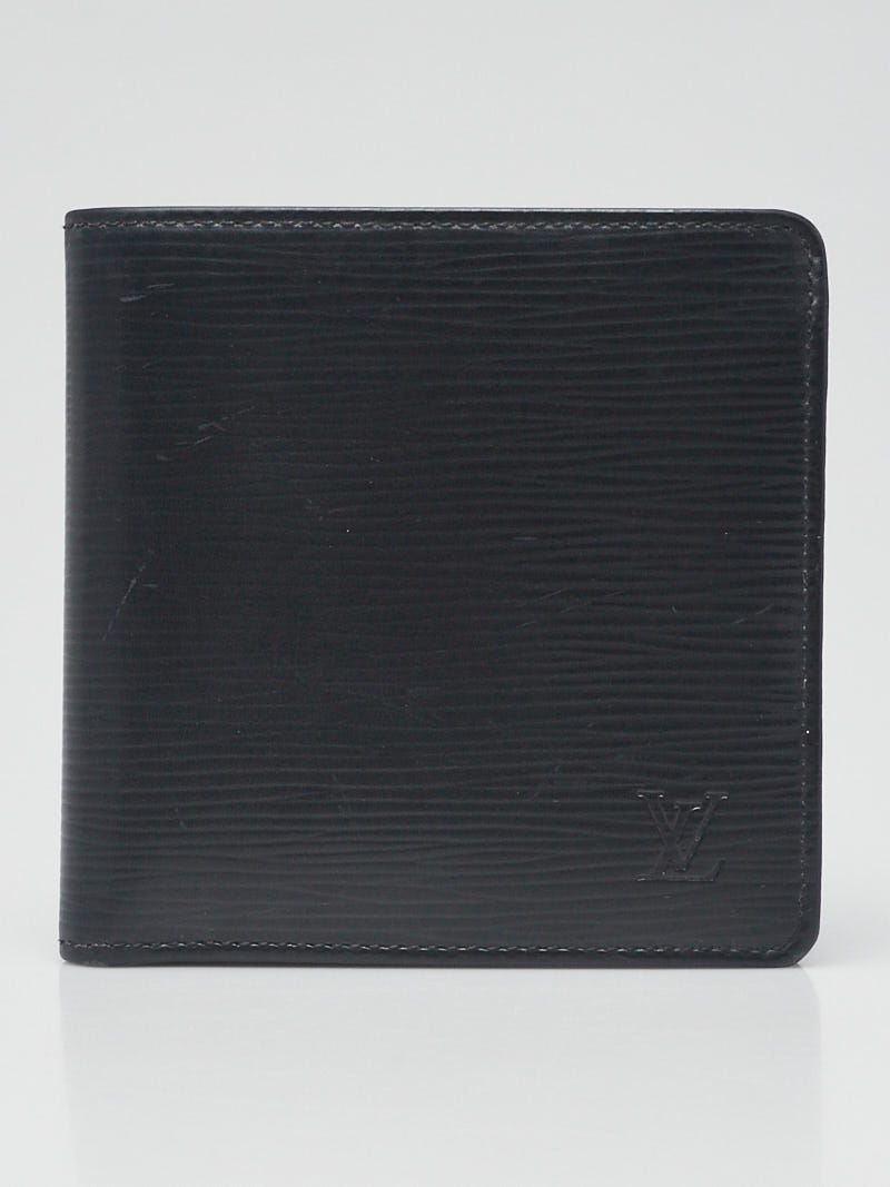 Louis Vuitton EPI Mens Folding Wallets, Black