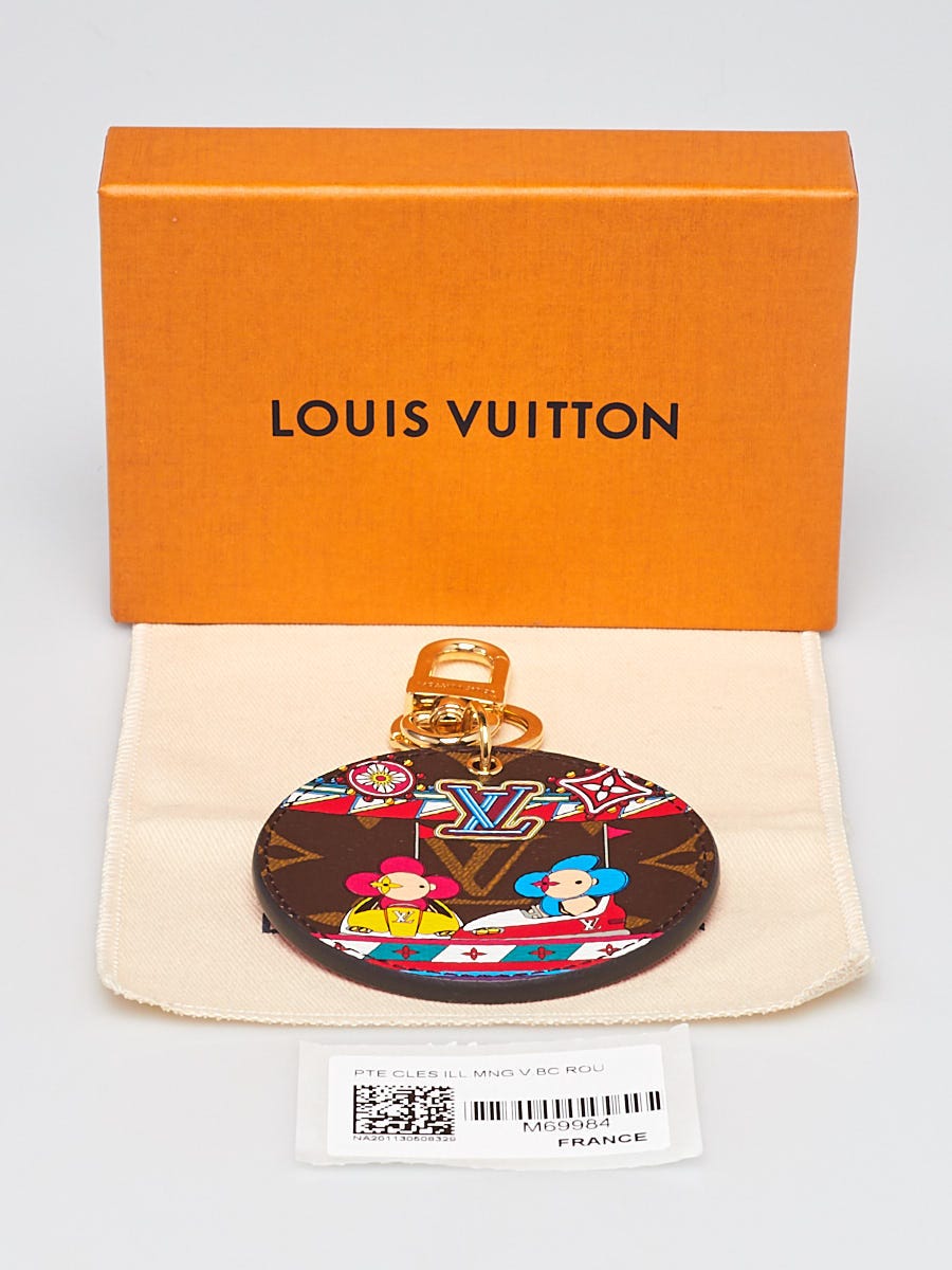 Louis Vuitton Monogram 2020 Christmas Animation Bumper Cars Bag Charm Key Ring