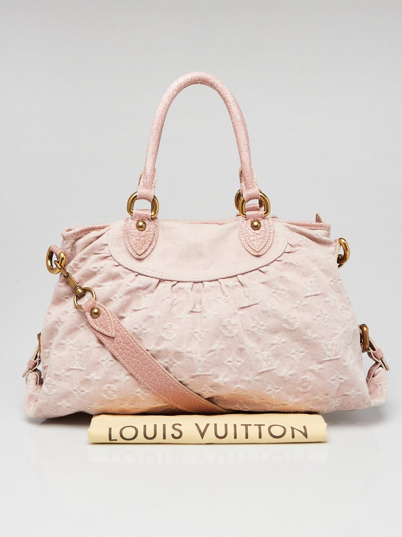 Louis Vuitton Louis Vuitton Neo Cabby MM Pink Rose Monogram Denim