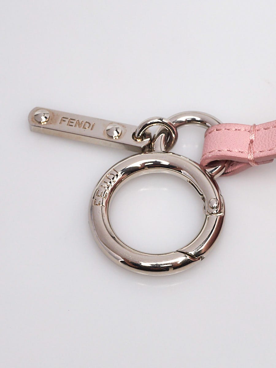 Louis Vuitton Pink Fox Fur Bag Charm and Key Chain - Yoogi's Closet