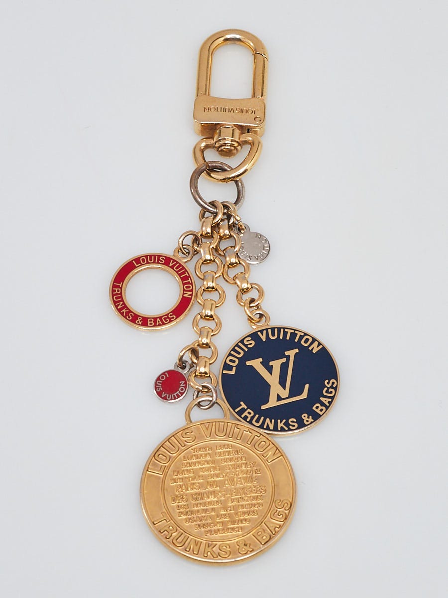 Louis Vuitton Goldtone Trunks & Bags Key Holder and Bag Charm - Yoogi's  Closet