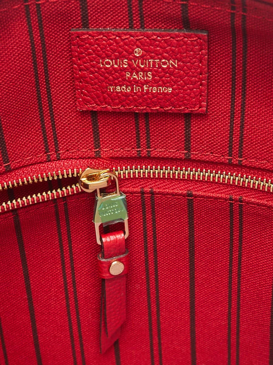 Louis Vuitton Cerise Monogram Empreinte Leather Speedy Bandouliere