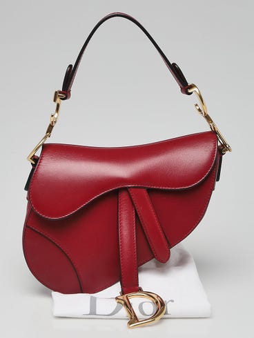 Red christian dior saddle bag Outlet