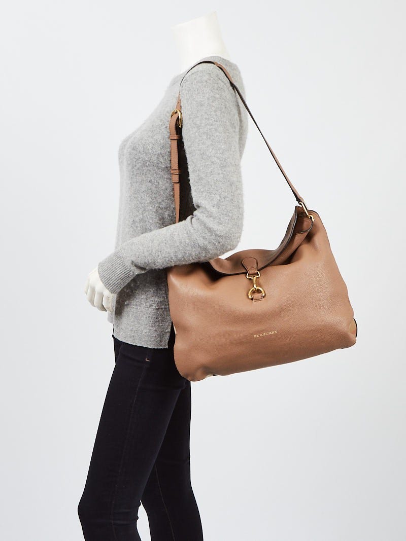 Burberry Brown Leather Medium Cornwall Shoulder Bag | Yoogi's Closet