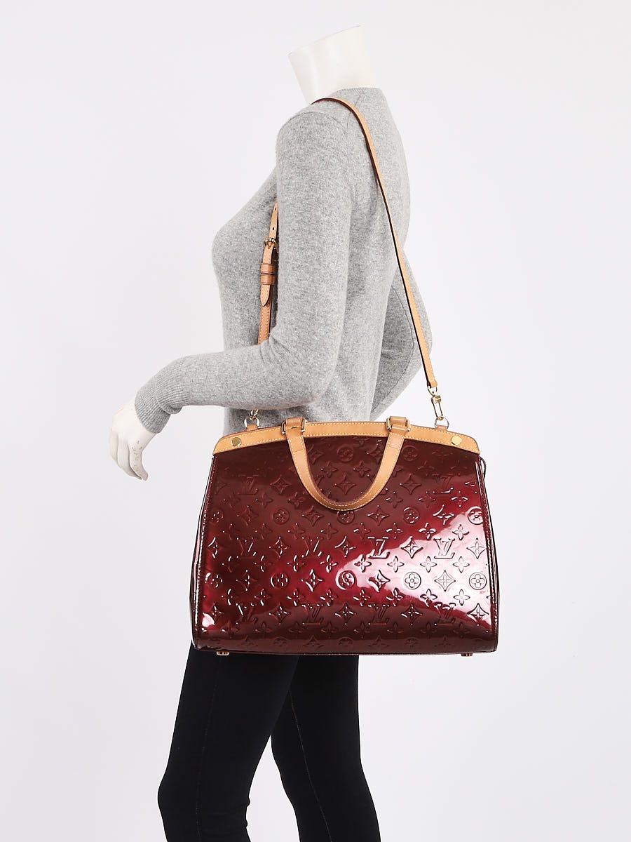 Louis Vuitton Rouge Fauviste Monogram Vernis Brea GM Bag - Yoogi's