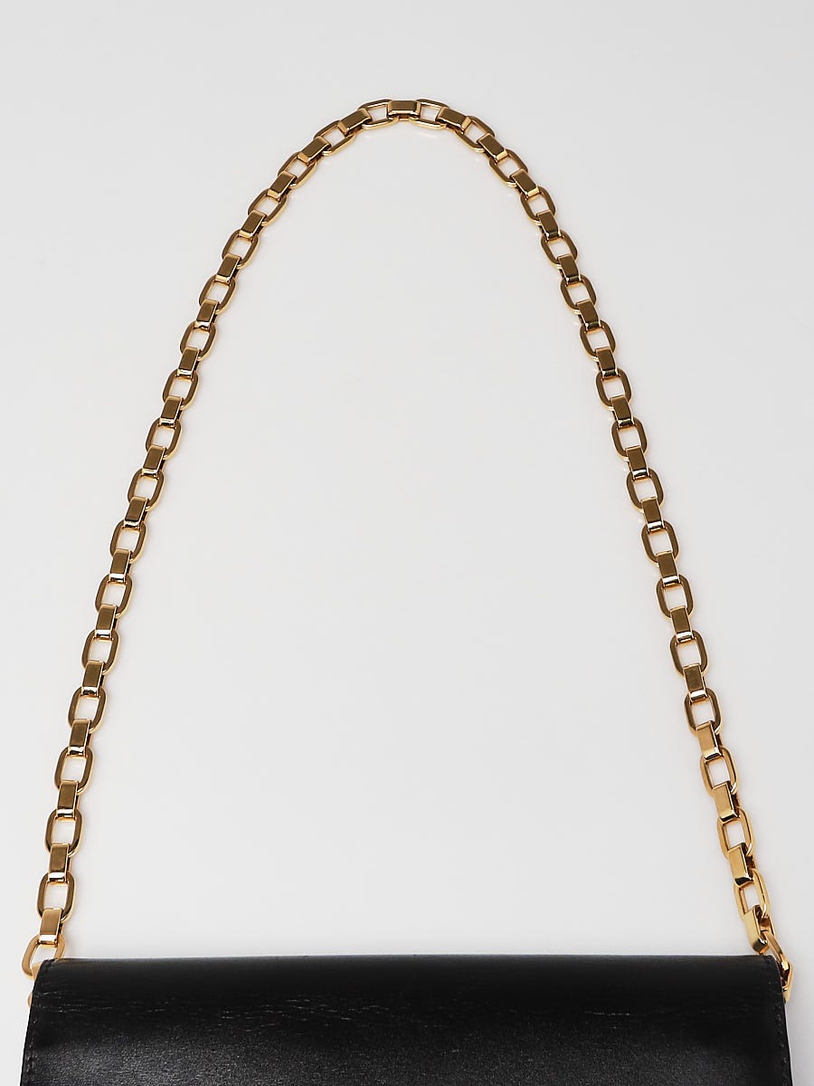 Louis Vuitton Chain Louise Clutch Leather GM at 1stDibs