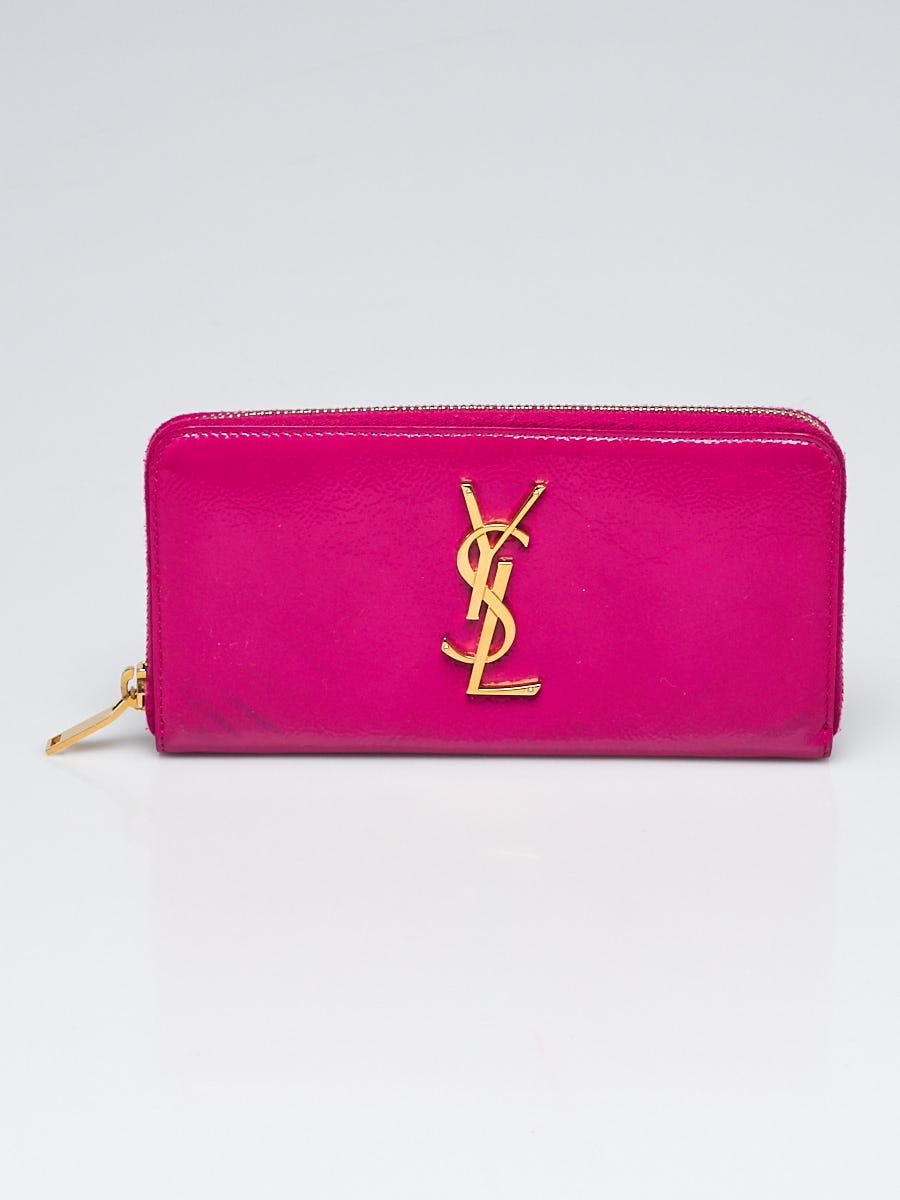 Saint Laurent Monogram Continental Wallet In Smooth Leather
