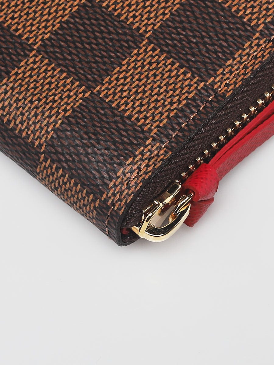 Louis Vuitton 2016 Damier Ebene Pattern Clemence Wallet