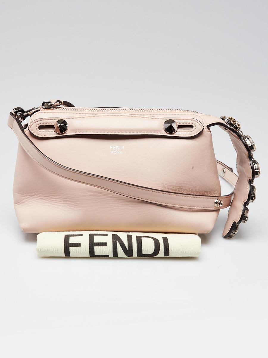 Fendi By The Way Mini Leather Cross-Body Bag in Pink