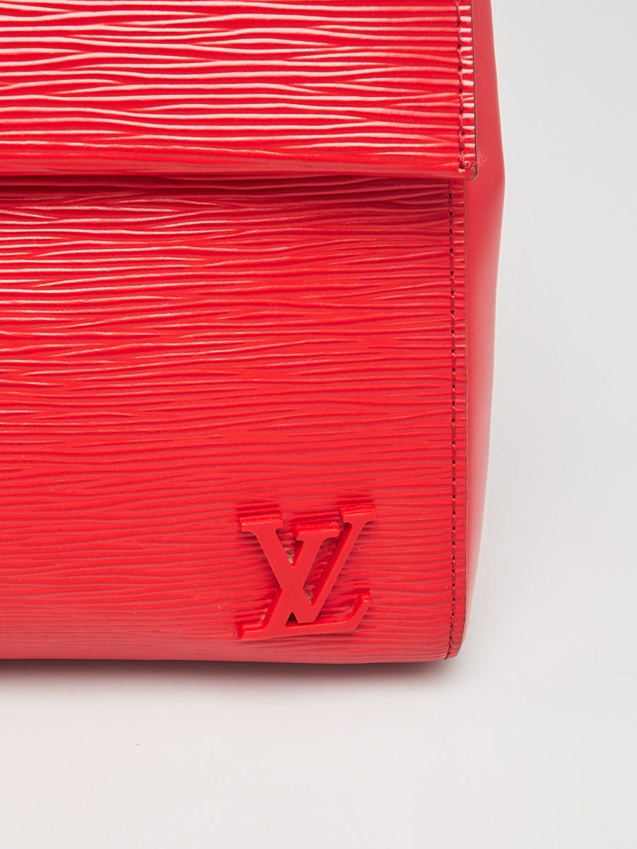 Louis Vuitton Red Epi Leather Cluny MM Coquelicot Handbag