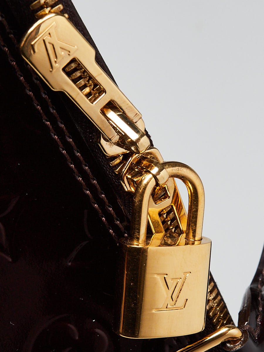 Louis Vuitton Amarante Monogram Vernis Alma GM Bag - Yoogi's Closet