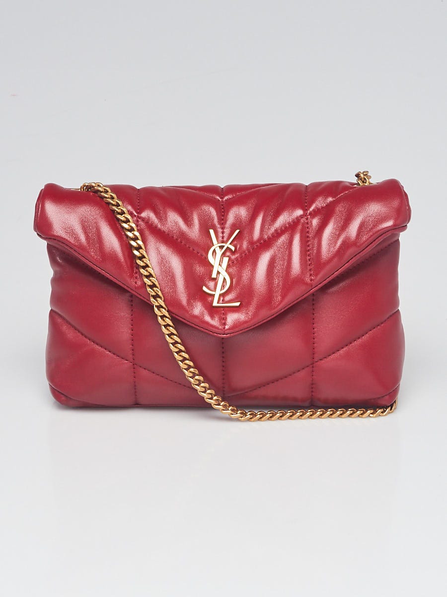 Ysl loulou puffer red on sale