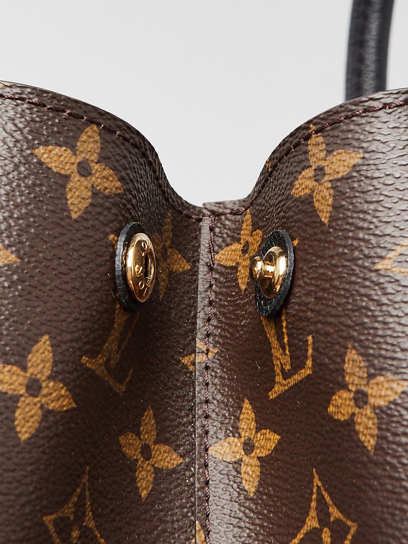 Louis Vuitton Flandrin M41595 Noir Monogram Macassar Tote Bag
