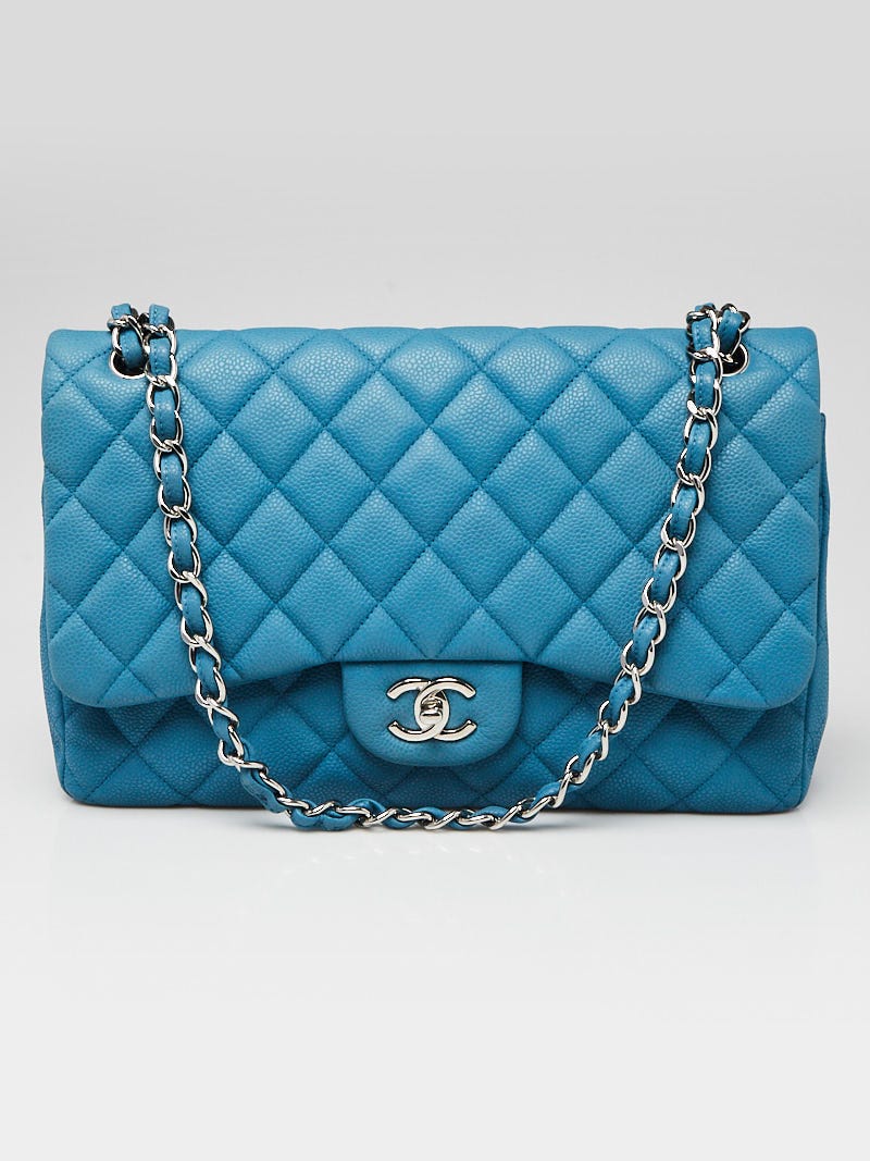 Chanel blue caviar discount bag
