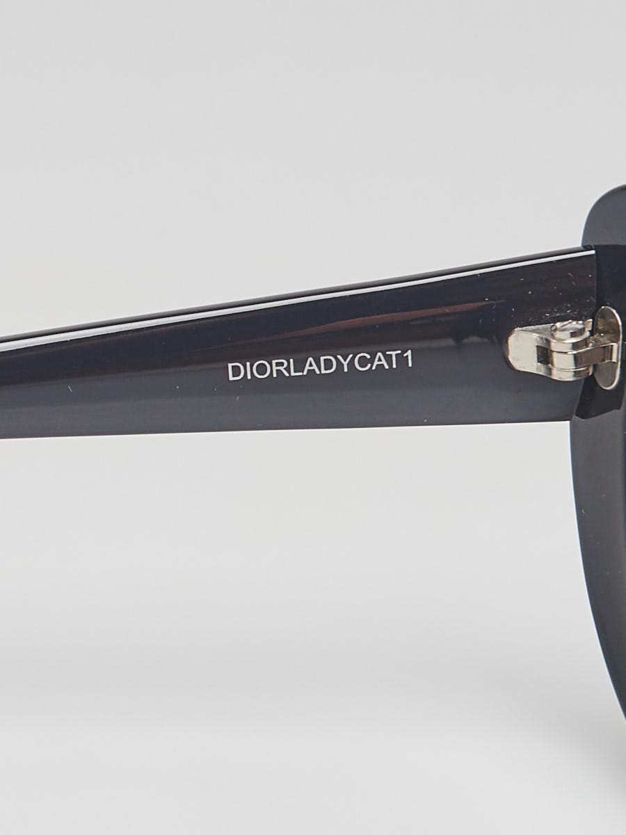 Christian Dior Black Acetate Frame Cat Eye Dior Lady Cat 1