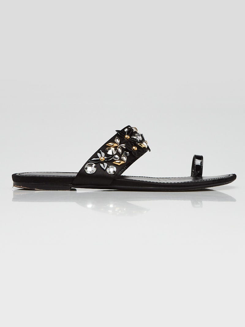 Louis Vuitton Blossom Sandal BLACK. Size 36.0