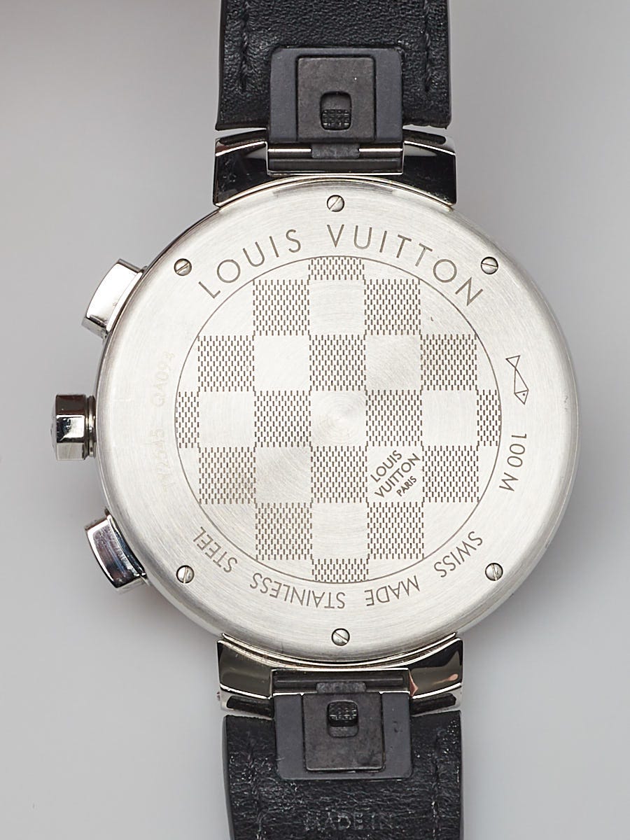 Louis Vuitton Icon Tambour Damier Graphite mens watch