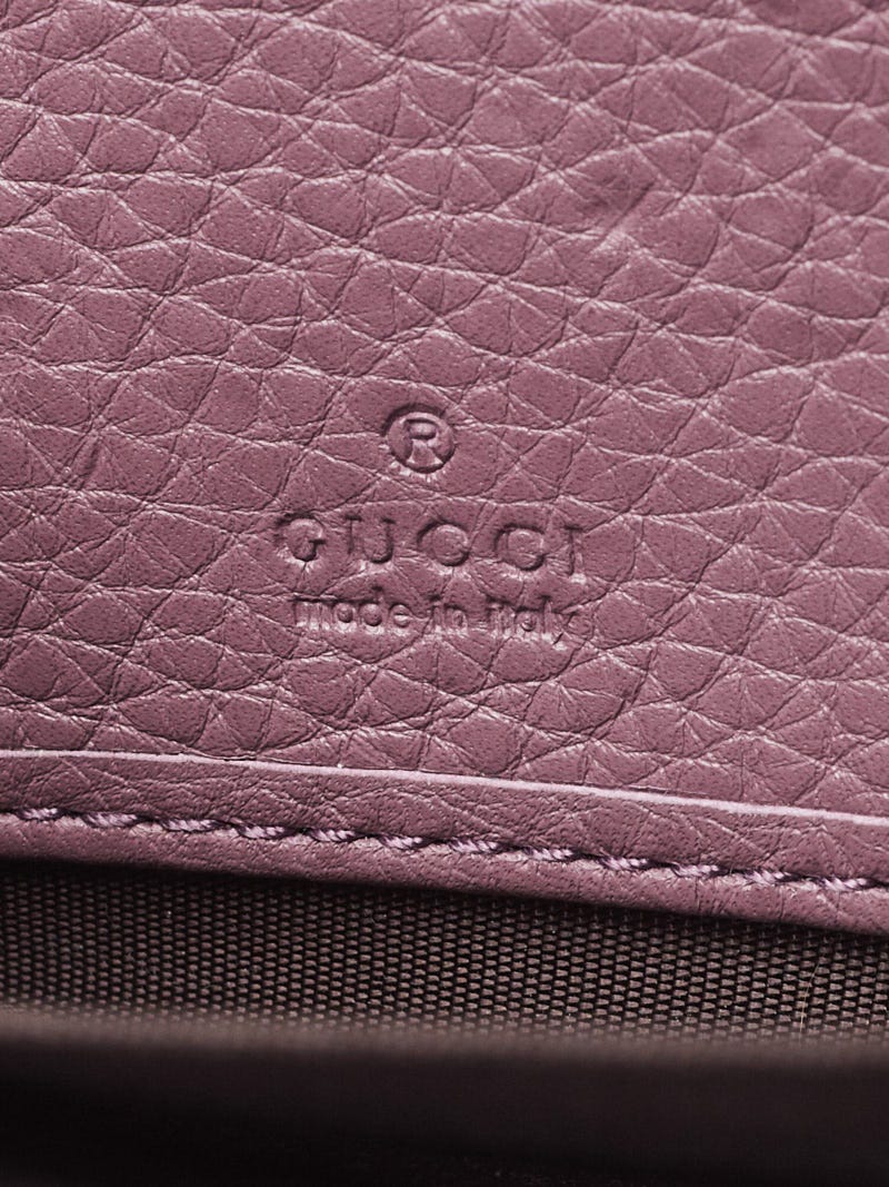 Gucci Purple Leather Bamboo Tassel Zip Around Wallet | Yoogi's Closet Gucci Purple Leather Bamboo Tassel Zip Around Wallet | Yoogi's Closet