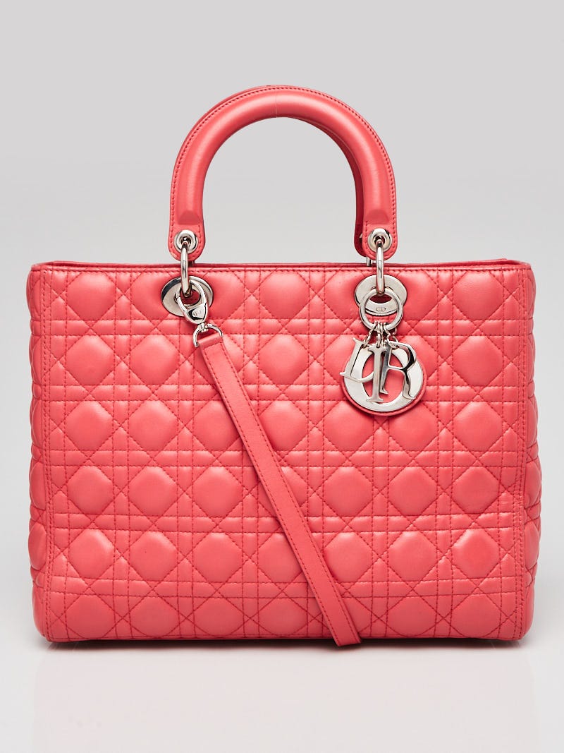 Dior - Miss Dior Mini Bag Antique Pink Cannage Lambskin - Women