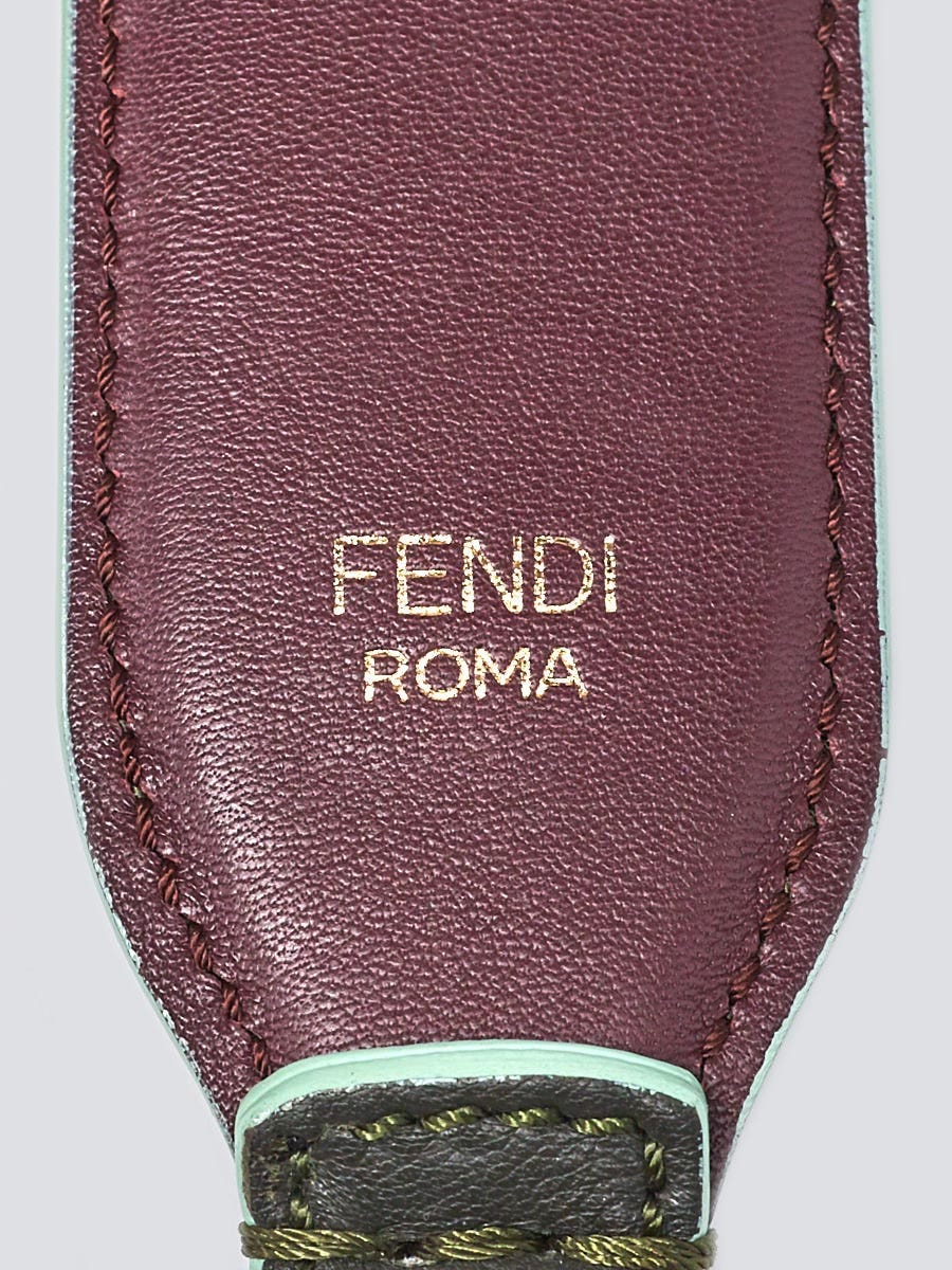 FENDI ストラップ Amazon.com: FENDI Roma Amor Embroidered Zucca Canvas Brown