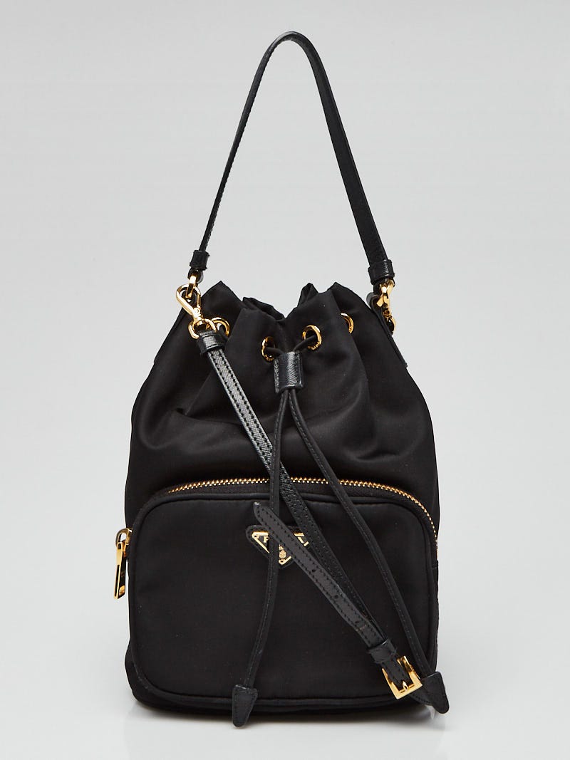 Prada tessuto nylon bucket bag top