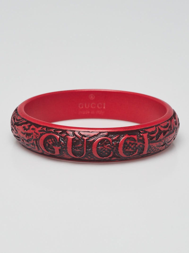 Gucci outlet red bracelet