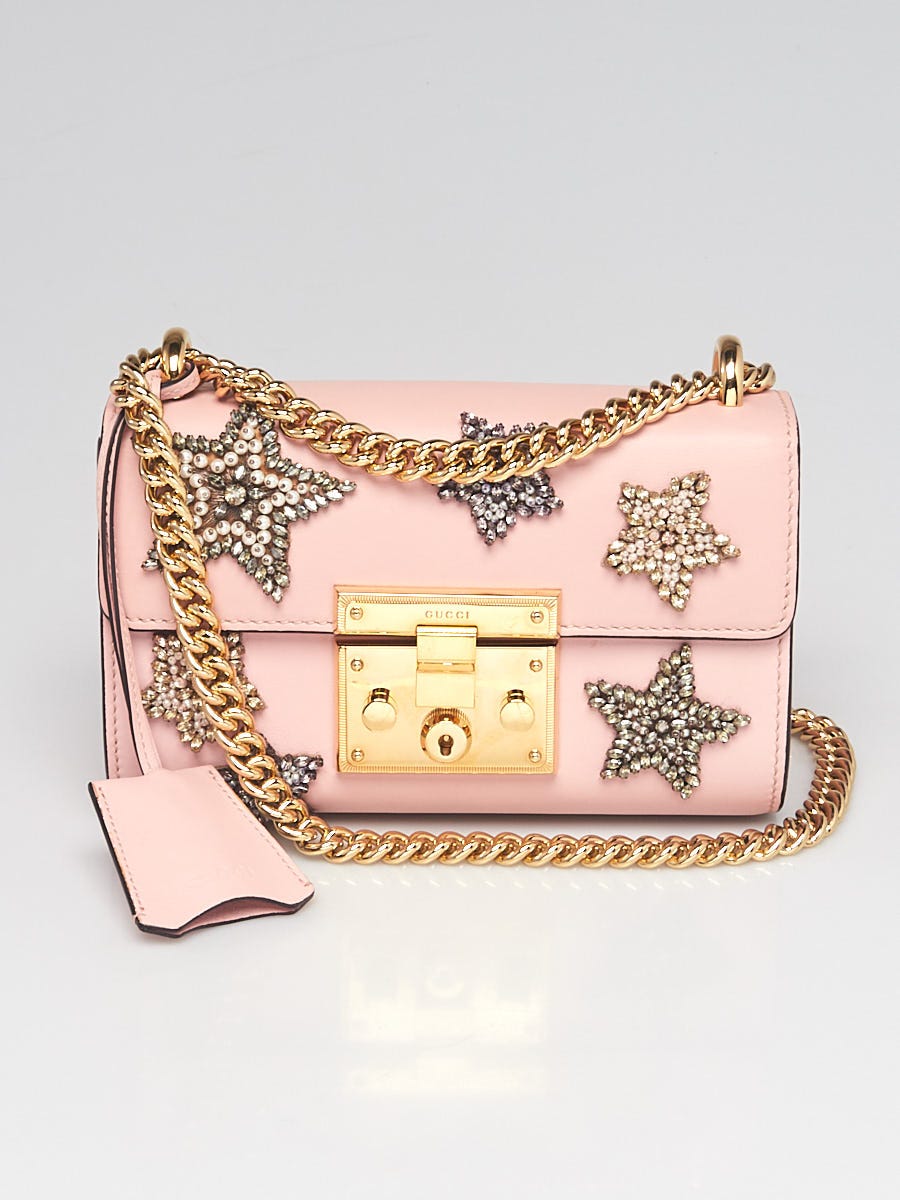 Gucci Crystal Star Small Padlock Shoulder Bag