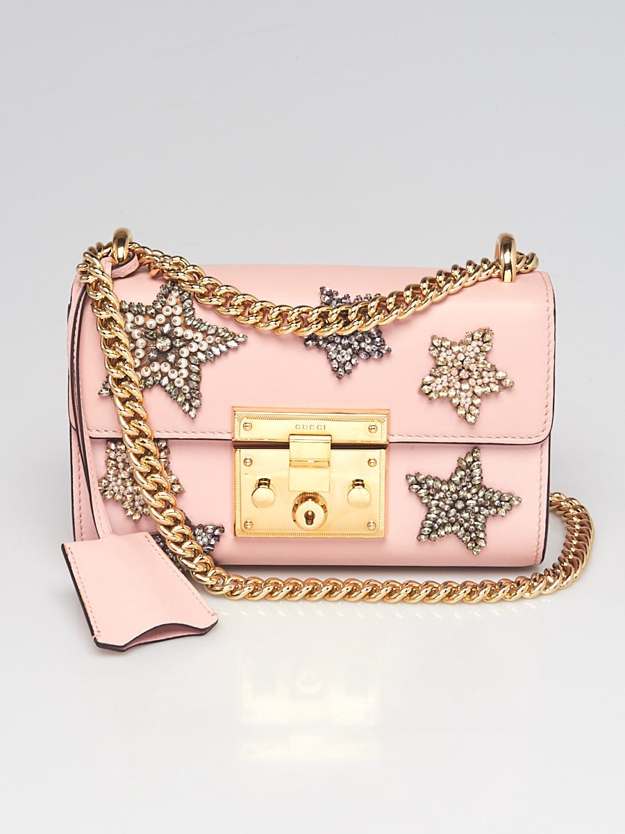 Gucci pink padlock bag hotsell