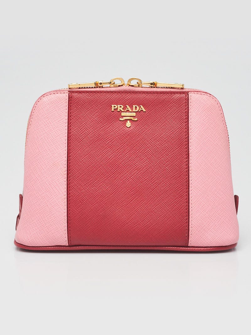 Prada pink clutch bag best sale