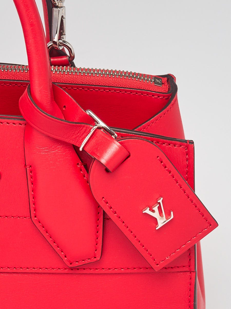 Louis Vuitton Red Smooth Leather City Steamer Mini Bag - Yoogi's