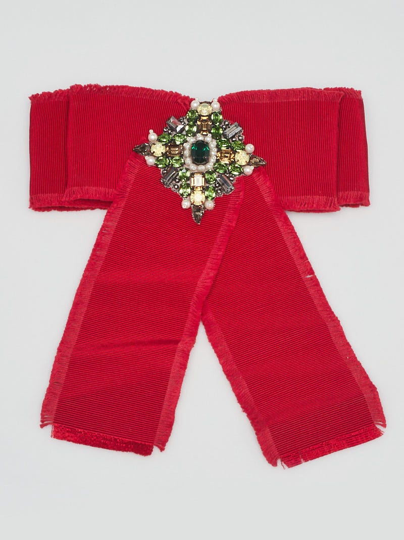 Gucci shop ribbon brooch