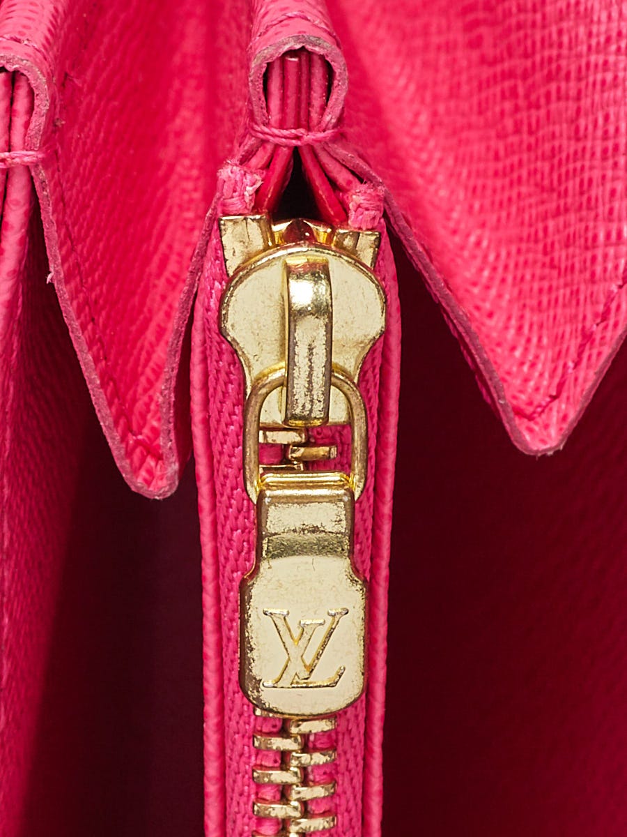 Louis Vuitton Limited Edition Pink Monogram V Canvas Zippy Wallet