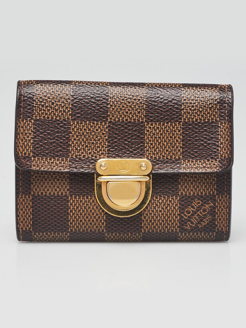 Louis Vuitton, Bags, Auth Louis Vuitton Mens Checkered Brown Damier  Miniature Wallet Card Holder