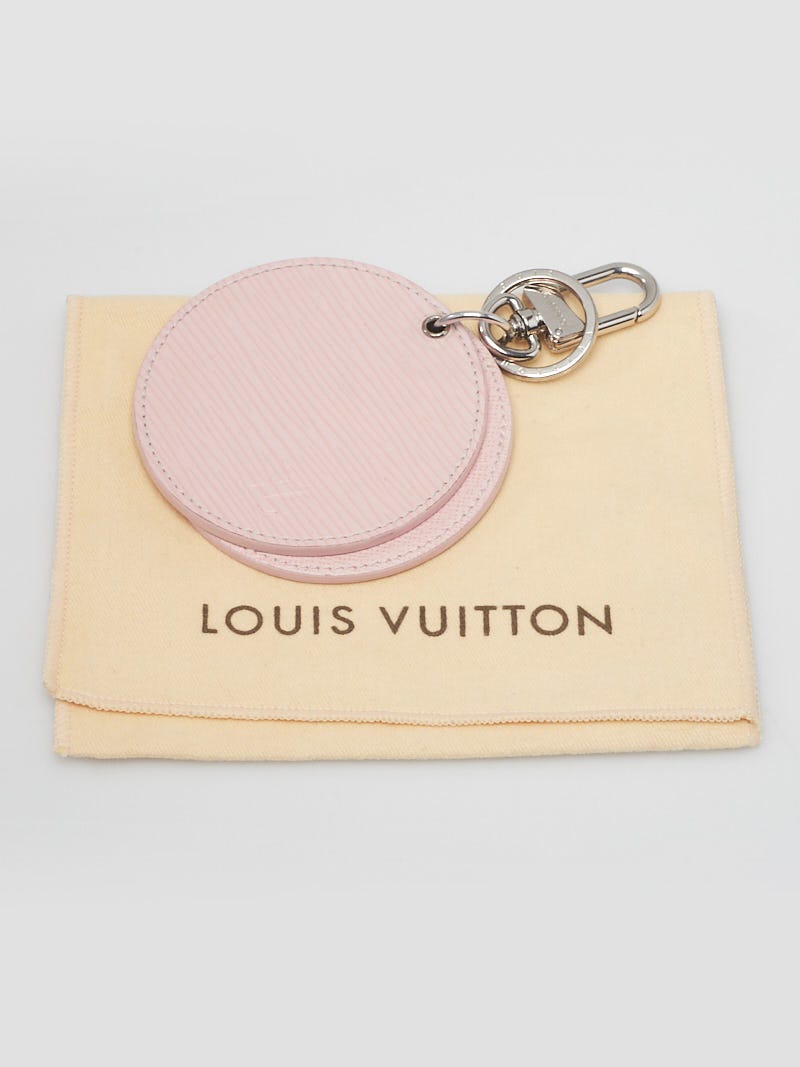 LOUIS VUITTON Monogram LV Mirror Bag Charm Key Holder Rose