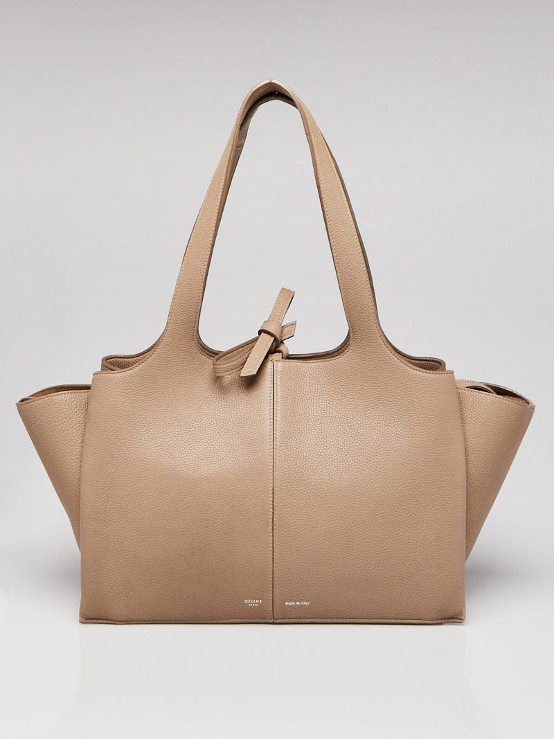CELINE Trio Bag Shoulder bag Color Brown Leather Ladies branded