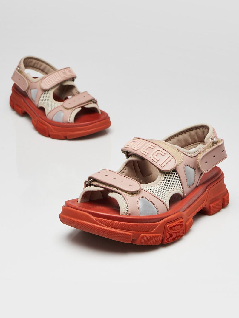 Orange gucci sandals on sale