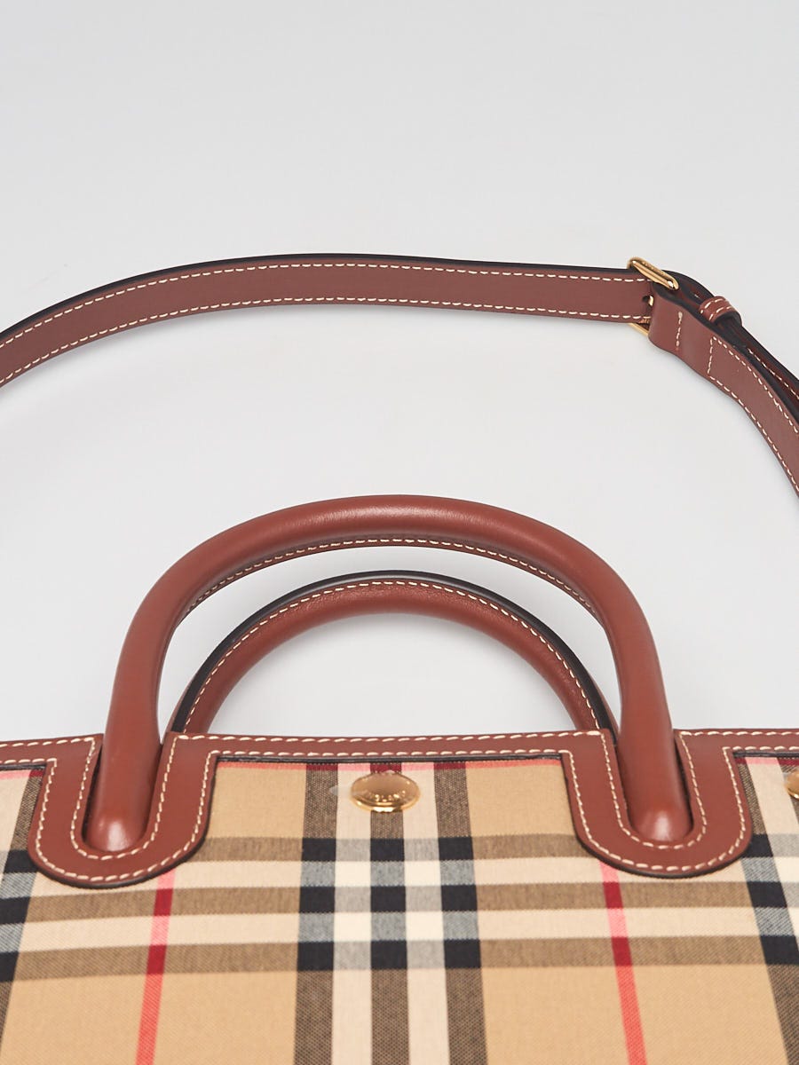 Burberry BABY TITLE ハンドバッグ Burberry Baby Title Vintage Check Shoulder Bag | LN-CC